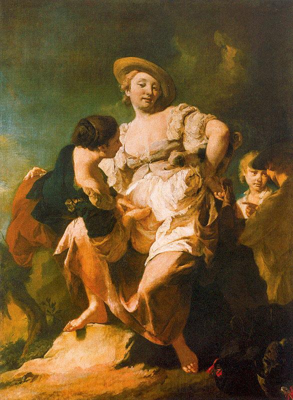 PIAZZETTA, Giovanni Battista The Fortune Teller Spain oil painting art